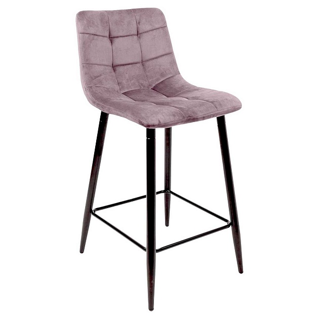 Барный стул AksHome Mia пыльная роза, велюр 78869 изображение Барный стул AksHome Mia пыльная роза, велюр 78869 Фото №