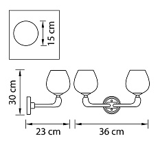 Бра Osgona Delta 706622 1