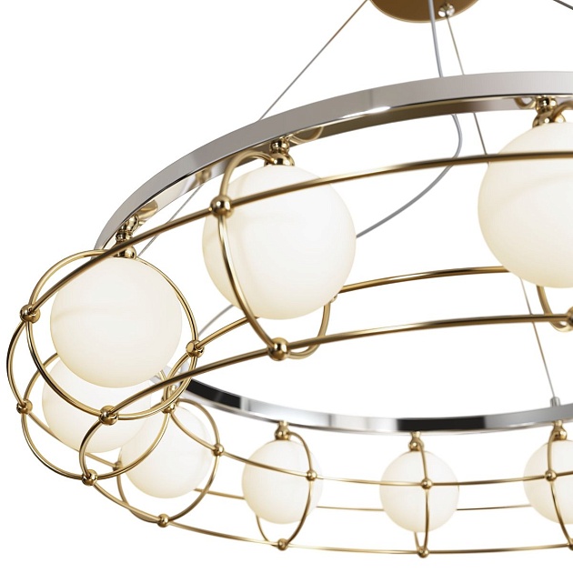 Подвесная люстра Maytoni Carcass MOD312PL-12GCH Фото № 3