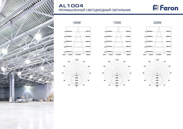 Подвесной светодиодный светильник Feron AL1004 41330 Фото № 2