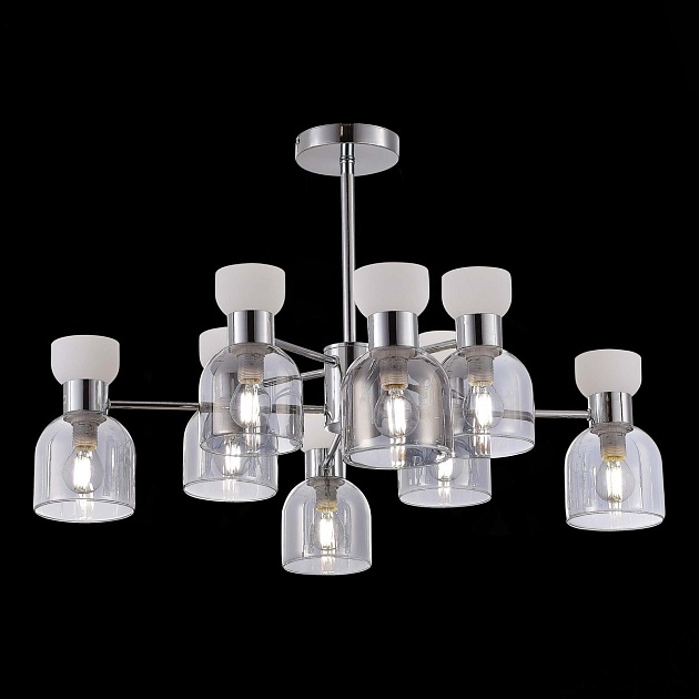 Потолочная люстра Evoluce Vento SLE1045-102-08 изображение 4 Потолочная люстра Evoluce Vento SLE1045-102-08 Фото № 4