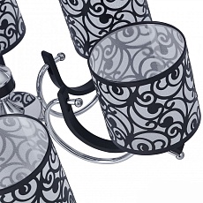 Подвесная люстра Arte Milano Florentia-4957 304957/5 Bk/Ni 3