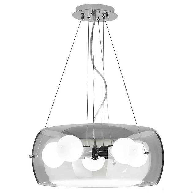 Подвесная люстра Ideal Lux Audi-10 SP5 Trasparente 016863 изображение Подвесная люстра Ideal Lux Audi-10 SP5 Trasparente 016863 Фото №