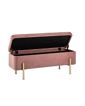 Банкетка Stool Group Болейн с ящиком велюр розовый 20A544VF-8167-30 1