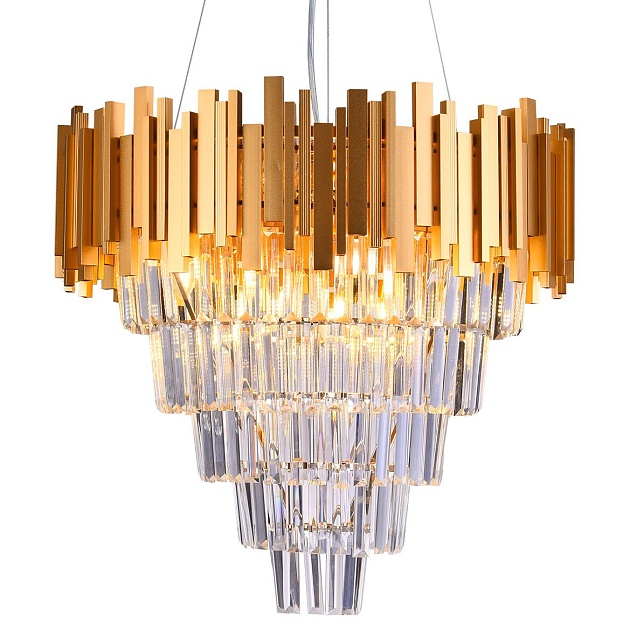 Подвесная люстра Natali Kovaltseva Bellezza 81427/12C Gold Фото № 3