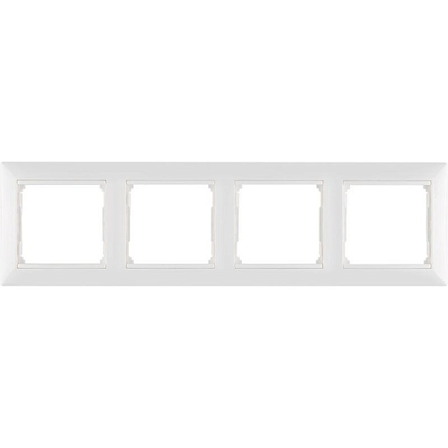 Рамка 4-постовая Legrand Valena белая 774454 Фото № 