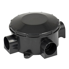 Коробка распаячная КМР-040-040б трехрожковая черная (70х35) EKF PROxima plc-kmr-040-040b