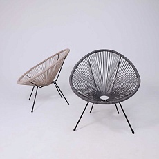 Садовое кресло AksHome Rimini иск. ротанг, серый 95475 2