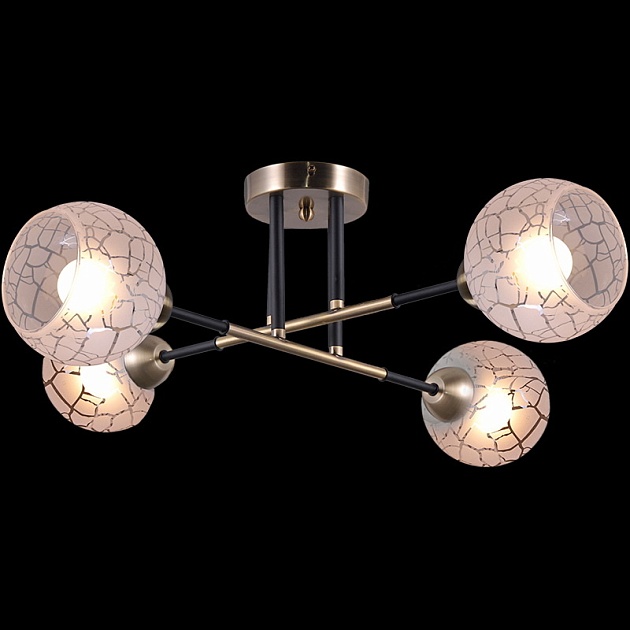 Потолочная люстра Illumico IL9573-4CSQ-79 BK AB Фото № 