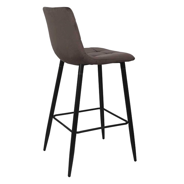 Барный стул AksHome Stella коричневый, велюр 75809 Фото № 3