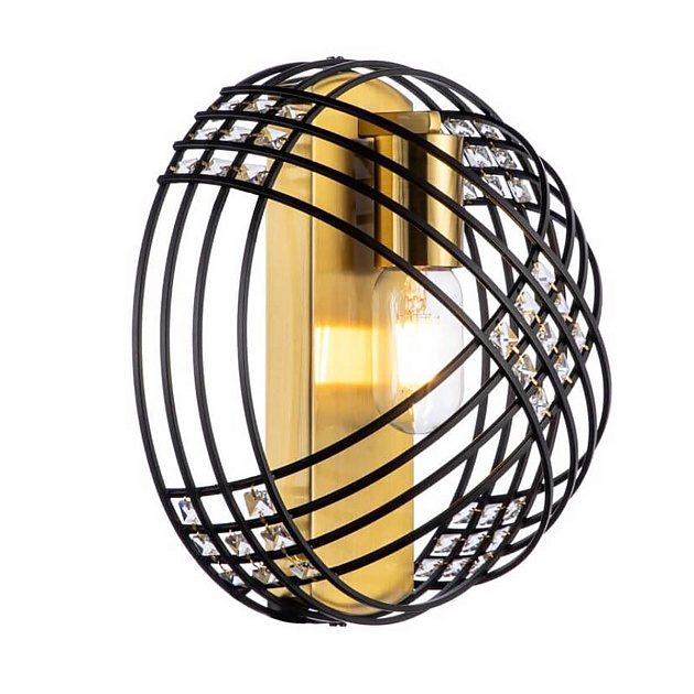 Настенный светильник Indigo Fresco 10001/1W Black V000105 Фото № 