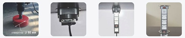 Блок розеточный встраиваемый 4 поста Ecoplast LUK 70334 изображение 4 Блок розеточный встраиваемый 4 поста Ecoplast LUK 70334 Фото № 4