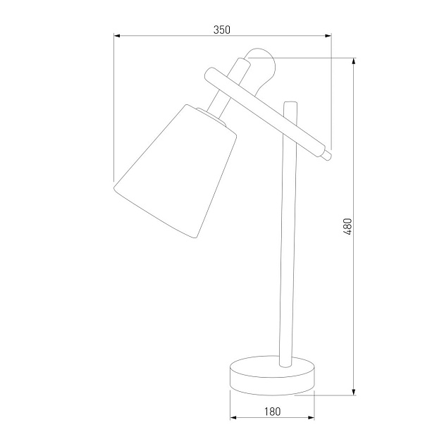 Настольная лампа TK Lighting 668 Vaio Grafit 1 Фото № 2