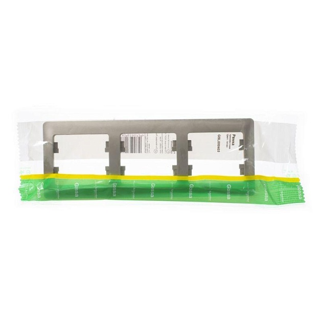 Рамка 3-постовая Schneider Electric Glossa титан GSL000403 Фото № 