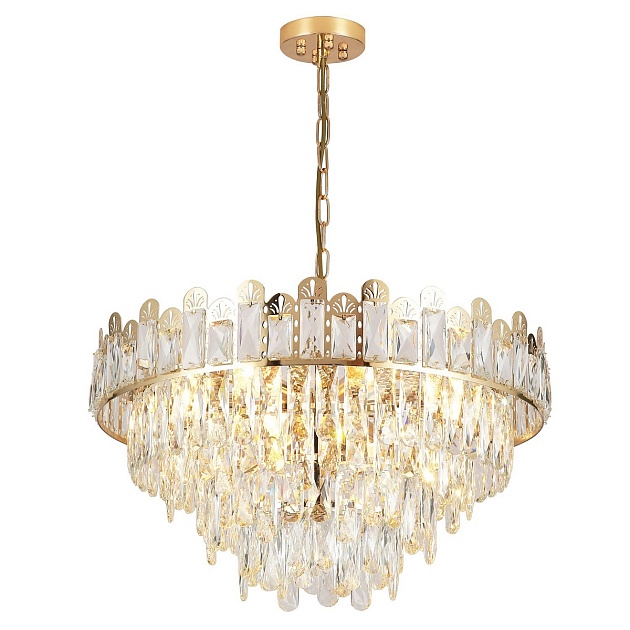 Подвесная люстра Gerhort G21077/10FGD+CL изображение Подвесная люстра Gerhort G21077/10FGD+CL Фото №