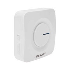Беспроводной дверной звонок c цифровым кодированием 52 мелодии 150м IP56 (белый) REXANT 73-0018 2