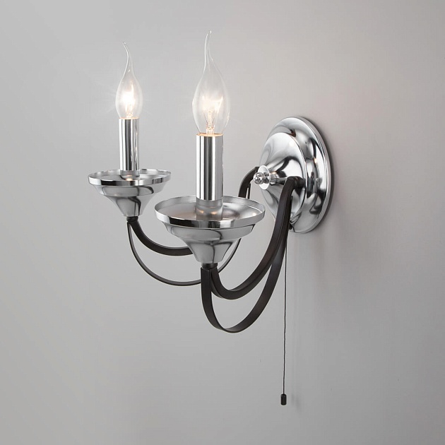 Бра Eurosvet Lazzaro 60098/2 хром Фото № 3