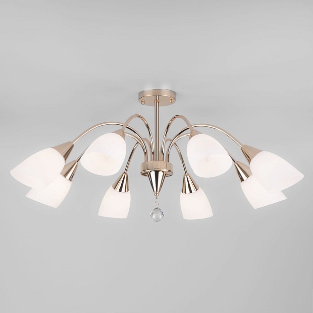 Потолочная люстра Eurosvet 30149/8 золото изображение Потолочная люстра Eurosvet 30149/8 золото Фото №