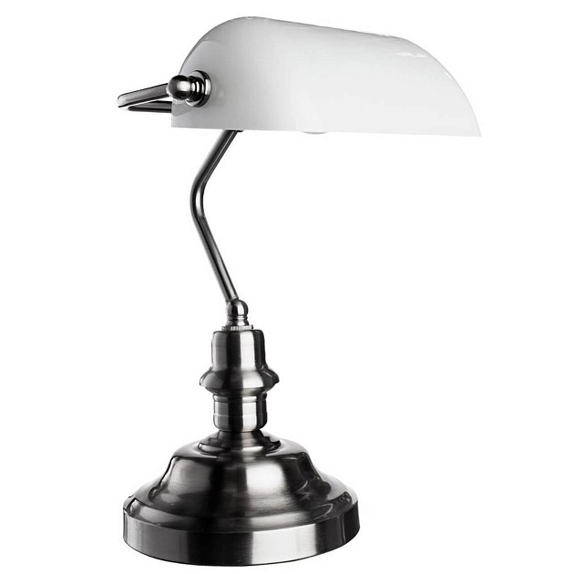 Настольная лампа Arte Lamp Banker A2491LT-1SS изображение Настольная лампа Arte Lamp Banker A2491LT-1SS Фото №