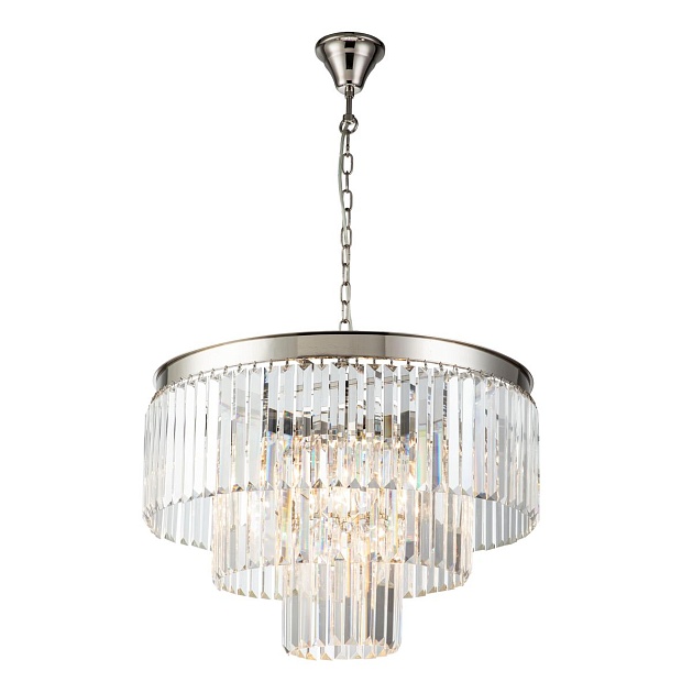 Подвесная люстра iLamp Triumph 7383/8P NIC изображение Подвесная люстра iLamp Triumph 7383/8P NIC Фото №