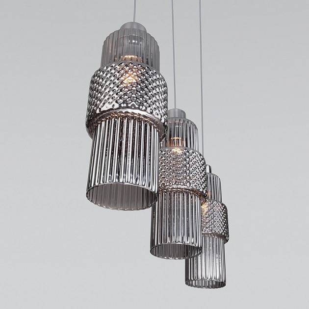 Подвесной светильник Eurosvet Soho 50209/3 хром изображение 4 Подвесной светильник Eurosvet Soho 50209/3 хром Фото № 4