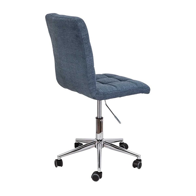 Поворотное кресло AksHome Fiji темно-синий, ткань 70499 изображение 5 Поворотное кресло AksHome Fiji темно-синий, ткань 70499 Фото № 5