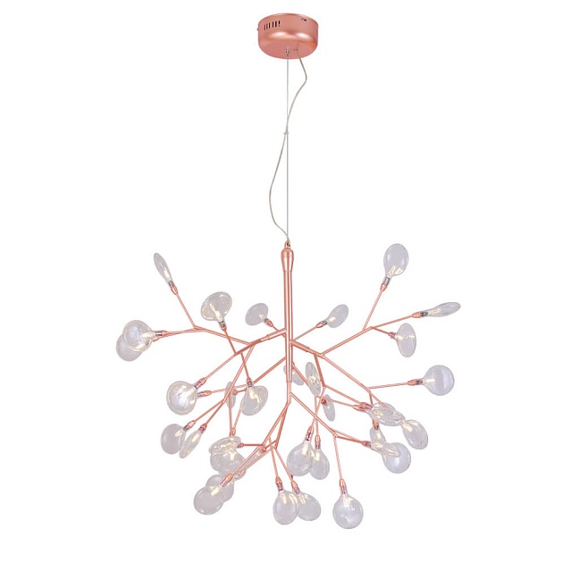 Подвесной светильник Crystal Lux Evita SP36 Copper/Transparent изображение Подвесной светильник Crystal Lux Evita SP36 Copper/Transparent Фото №
