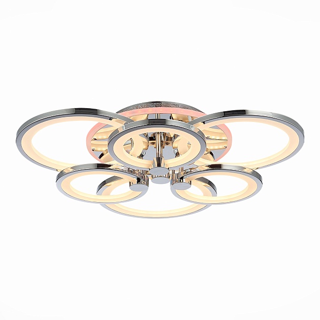 Потолочная светодиодная люстра Evoled Leto SLE500712-06RGB изображение 4 Потолочная светодиодная люстра Evoled Leto SLE500712-06RGB Фото № 4