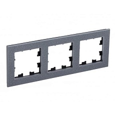 Рамка 3-постовая Systeme Electric AtlasDesign Nature айс грей ATN343203