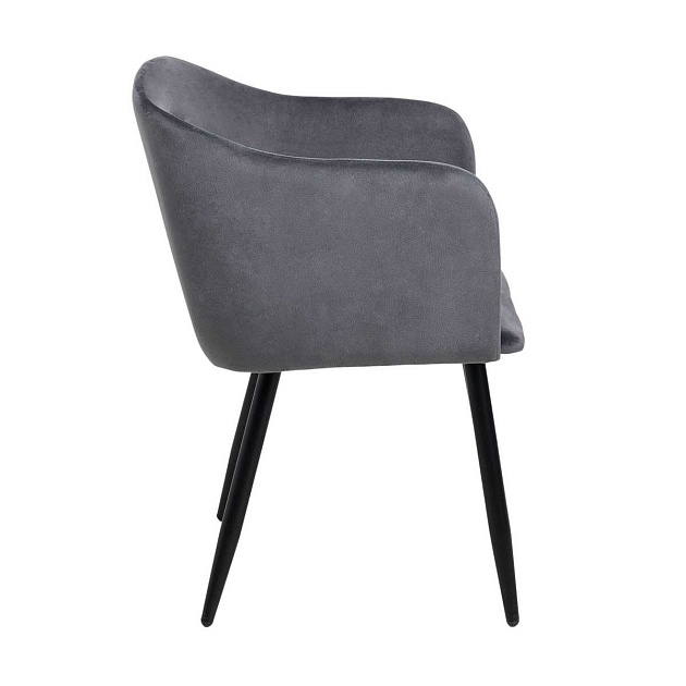 Кресло AksHome Orly темно-серый, велюр 63233 Фото № 8