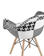 Кресло Stool Group EAMES пэчворк черно-белое Y809 bw 4