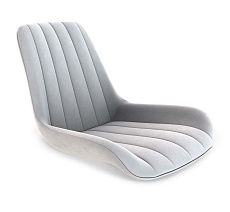 Кухонный стул Sheffilton SHT-ST37/S64 серое облако/хром лак 4683235302 4