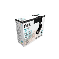 Трековый светодиодный светильник Gauss Track Light Led TR076 4