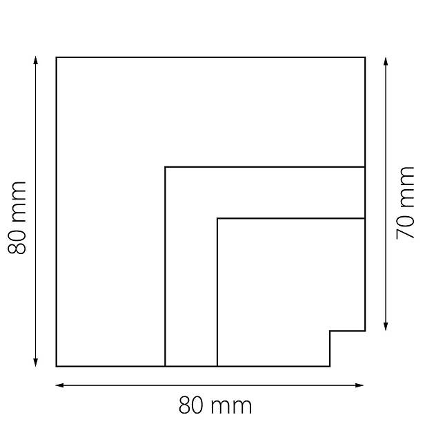 Коннектор L-образный встраиваемый Lightstar Linea 506237 изображение 2 Коннектор L-образный встраиваемый Lightstar Linea 506237 Фото № 2