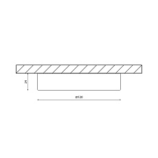 Потолочный светодиодный светильник DesignLed KH-R120-9-NW 001860 1