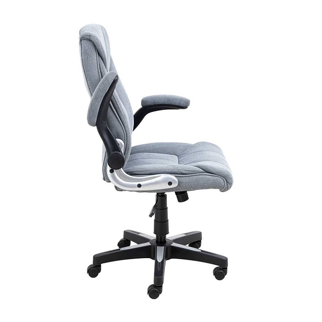 Кресло руководителя AksHome Galio серый, велюр 86372 Фото № 16