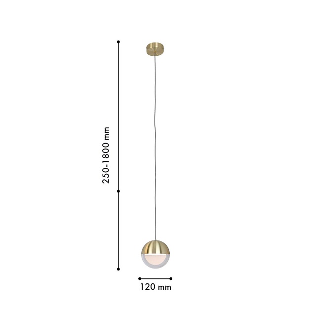 Подвесной светодиодный светильник Favourite Luna 4370-1P изображение 2 Подвесной светодиодный светильник Favourite Luna 4370-1P Фото № 2
