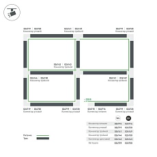 Коннектор X-образный Arlight LGD-4TR-Con-X-WH 026142 1