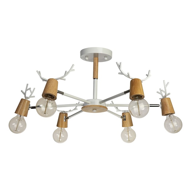 Потолочная люстра Loft IT Sven 10024/6 White изображение Потолочная люстра Loft IT Sven 10024/6 White Фото №