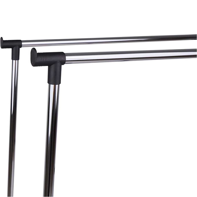 Гардеробная вешалка AksHome Diana на колесах, хром, металл 62180 изображение 4 Гардеробная вешалка AksHome Diana на колесах, хром, металл 62180 Фото № 4