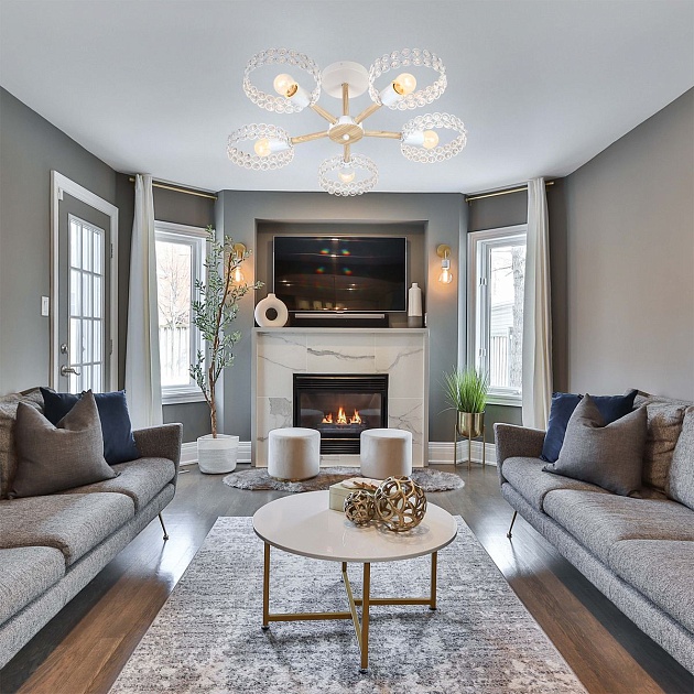 Потолочная люстра Escada Banjo 679/5P White Фото № 6