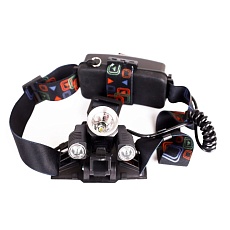 Налобный светодиодный фонарь Ultraflash аккумуляторный 100х90 400 лм E156 14660