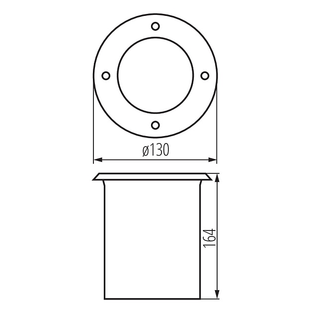 Грунтовый светильник Kanlux BERG AD-7O 36430 Фото № 3