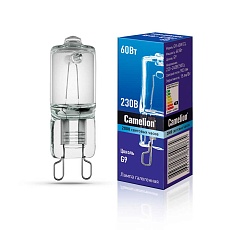 Лампа галогенная Camelion G9 60W CL 3000K 5555