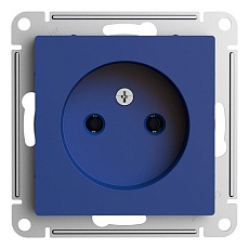 Розетка 2К Schneider Electric AtlasDesign 16A 250V аквамарин ATN001141 1