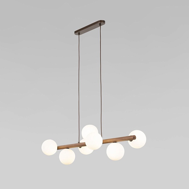 Подвесная люстра TK Lighting 10272 Estera Wood Фото № 