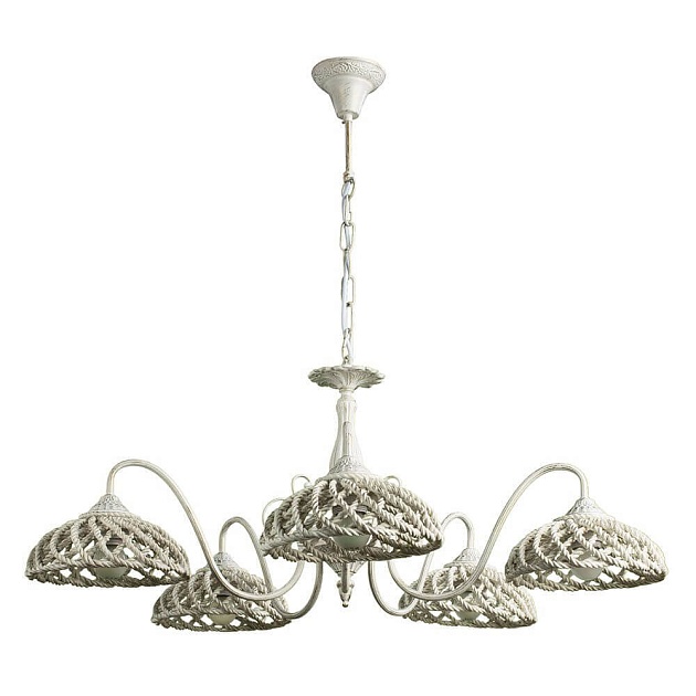 Подвесная люстра Arte Lamp Twisted A5358LM-5WG изображение Подвесная люстра Arte Lamp Twisted A5358LM-5WG Фото №