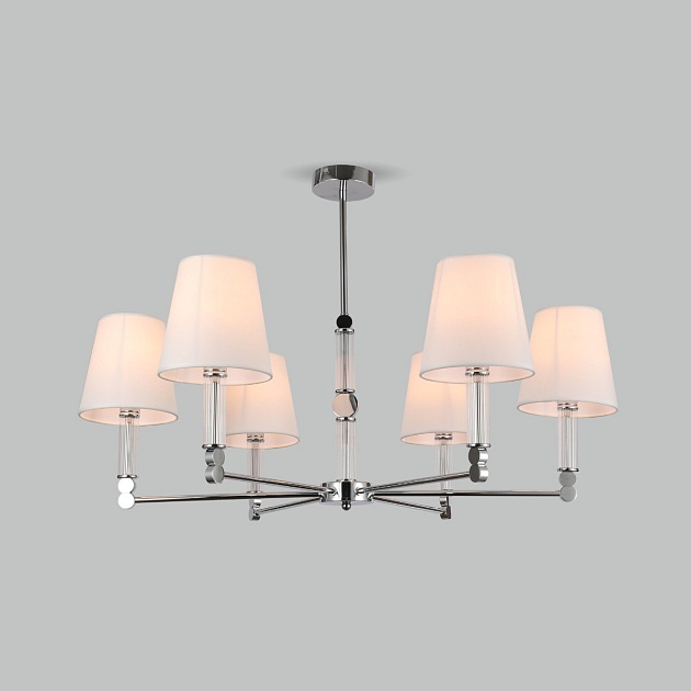 Потолочная люстра Eurosvet 60145/6 хром Фото № 