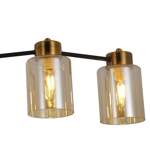 Потолочная люстра Illumico IL6111-6COU-79 BK GD Фото № 2