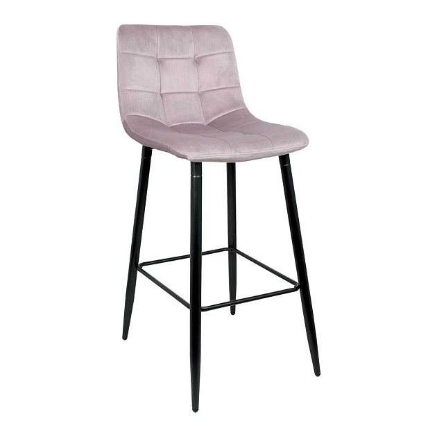 Барный стул AksHome Stella пыльная роза, велюр 75810 Фото № 